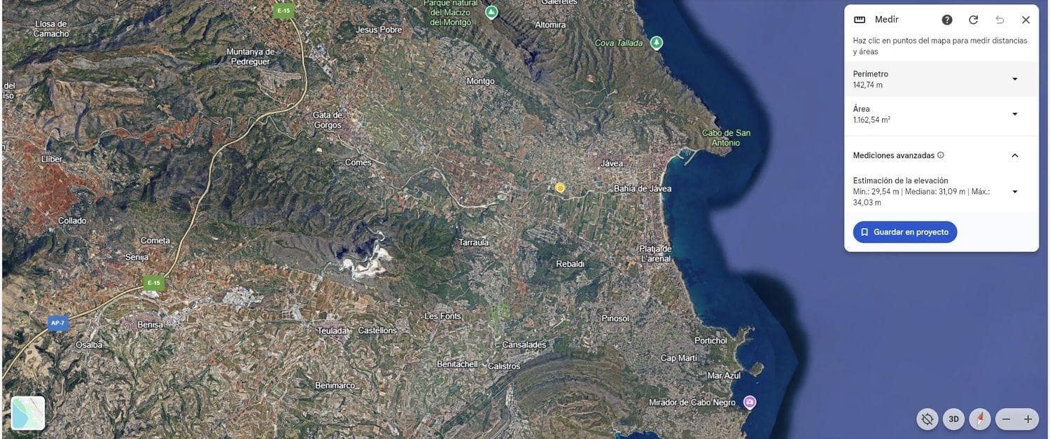 Tontti myytävänä paikassa Javea / Xabia - 170 000 € (Ref: 9401094)