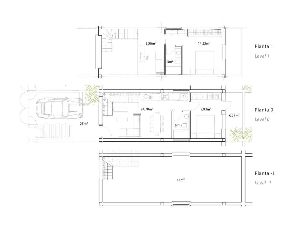3 Zimmer Reihenhaus zu verkaufen in Gran Alacant mit Pool Garage - 279.000 € (Ref: 9495325)