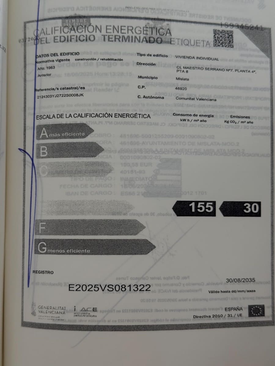 3 Zimmer Wohnung zu verkaufen in Mislata - 230.000 € (Ref: 9679896)