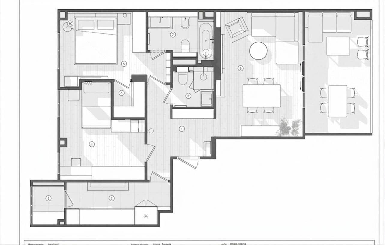 2 soverom Penthouse til salgs i Paterna med svømmebasseng - € 430 000 (Ref: 9712001)
