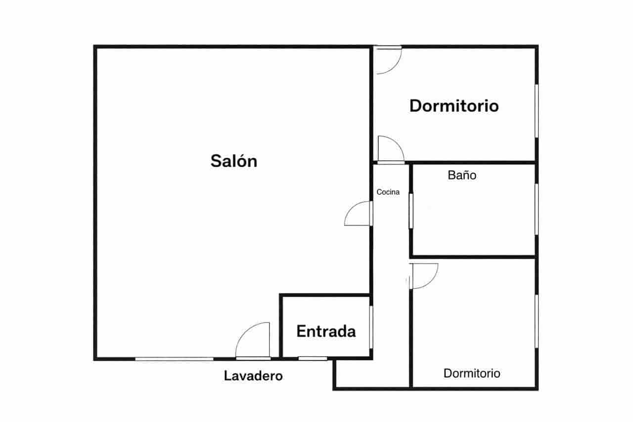 2 soveværelse Lejlighed til leje i Valencia by med swimmingpool - € 1.600 (Ref: 9752066)