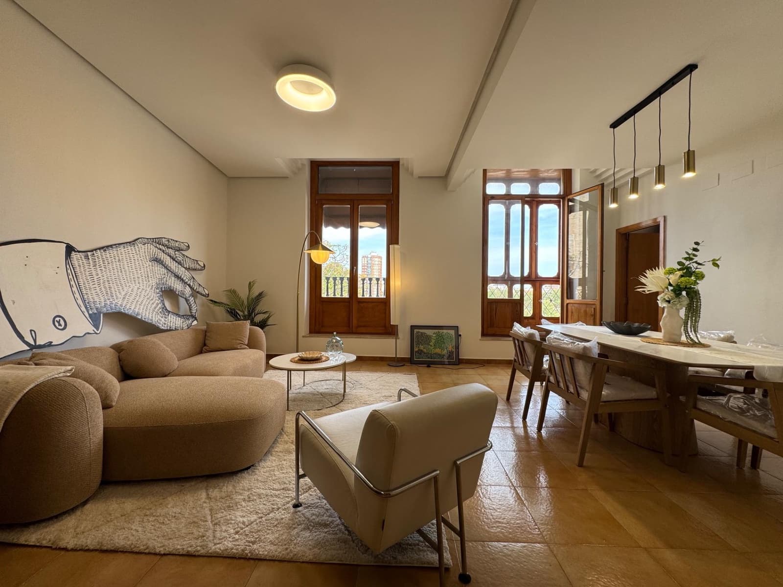 4 slaapkamer Flat te huur in Valencia stad - € 4.500 (Ref: 9755710)