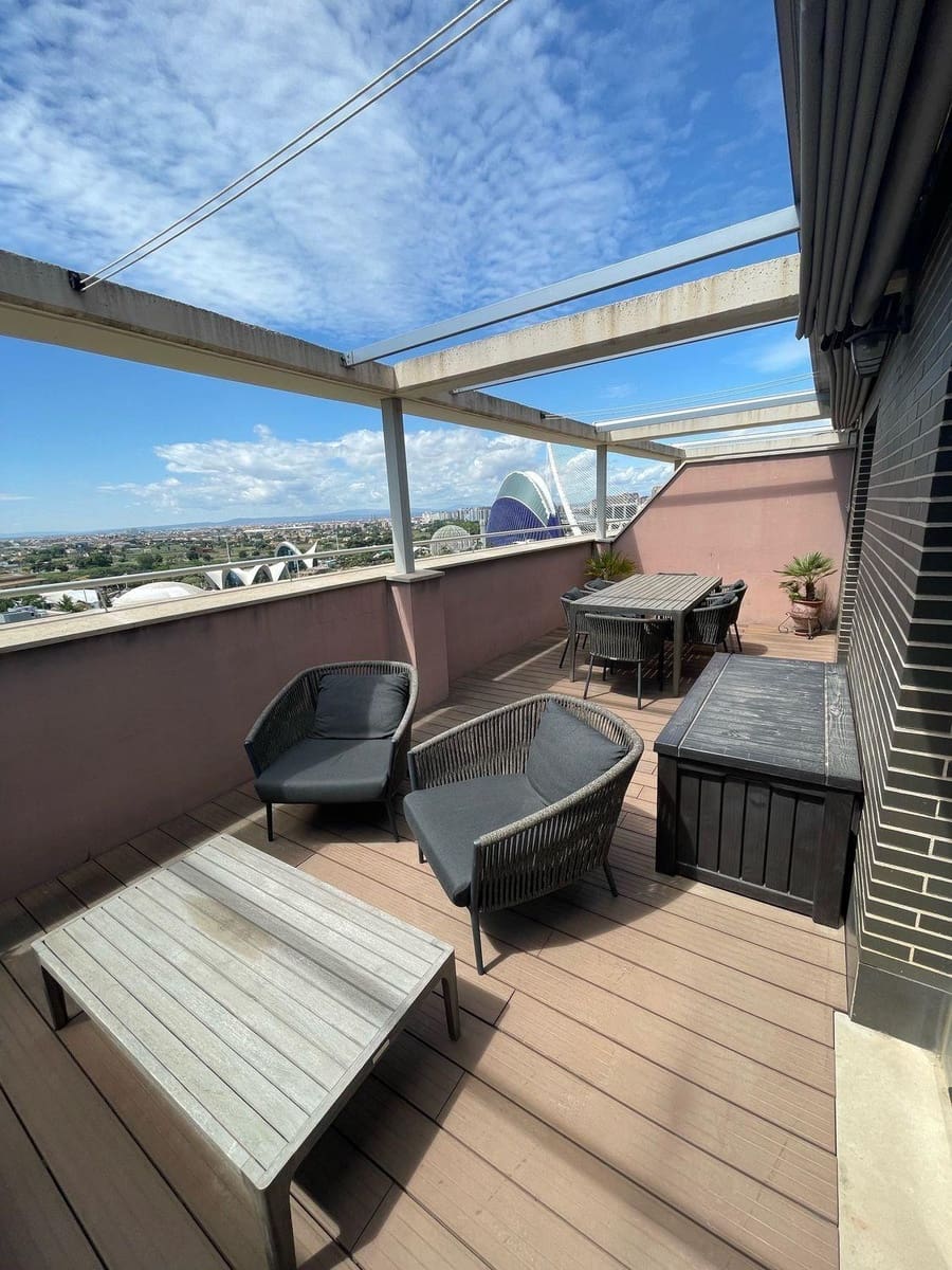 3 Zimmer Penthouse zu vermieten in Valencia Stadt mit Garage - 2.700 € (Ref: 9831573)