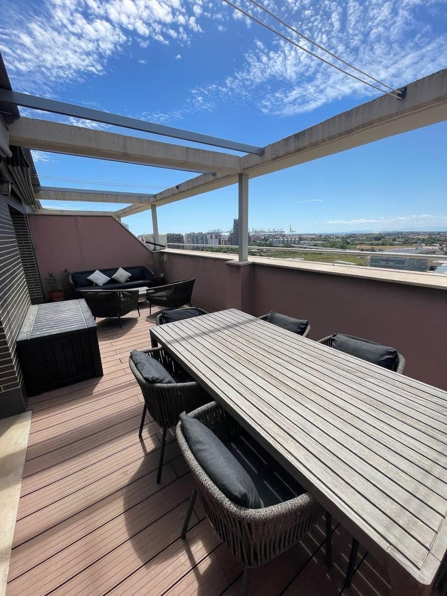 3 Zimmer Penthouse zu vermieten in Valencia Stadt mit Garage - 2.700 € (Ref: 9831573)