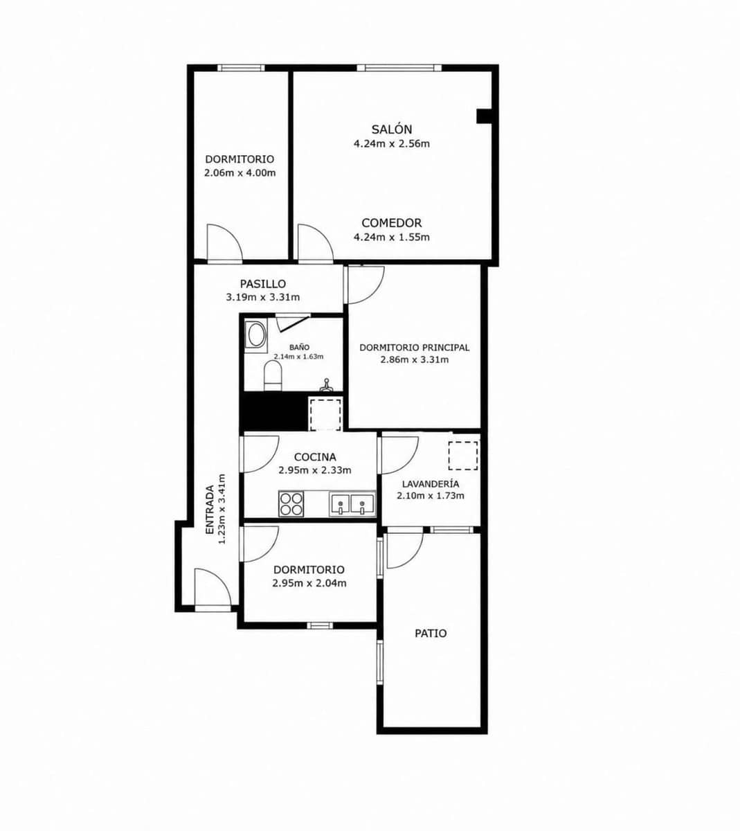 3 bedroom Flat for sale in Valencia city - € 240,000 (Ref: 9903972)