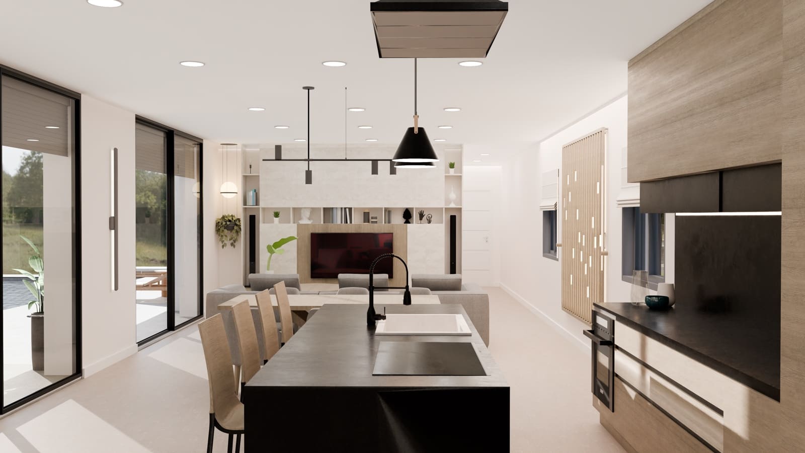 3 slaapkamer Villa te koop in Pinoso met zwembad garage - € 315.000 (Ref: 9308038)