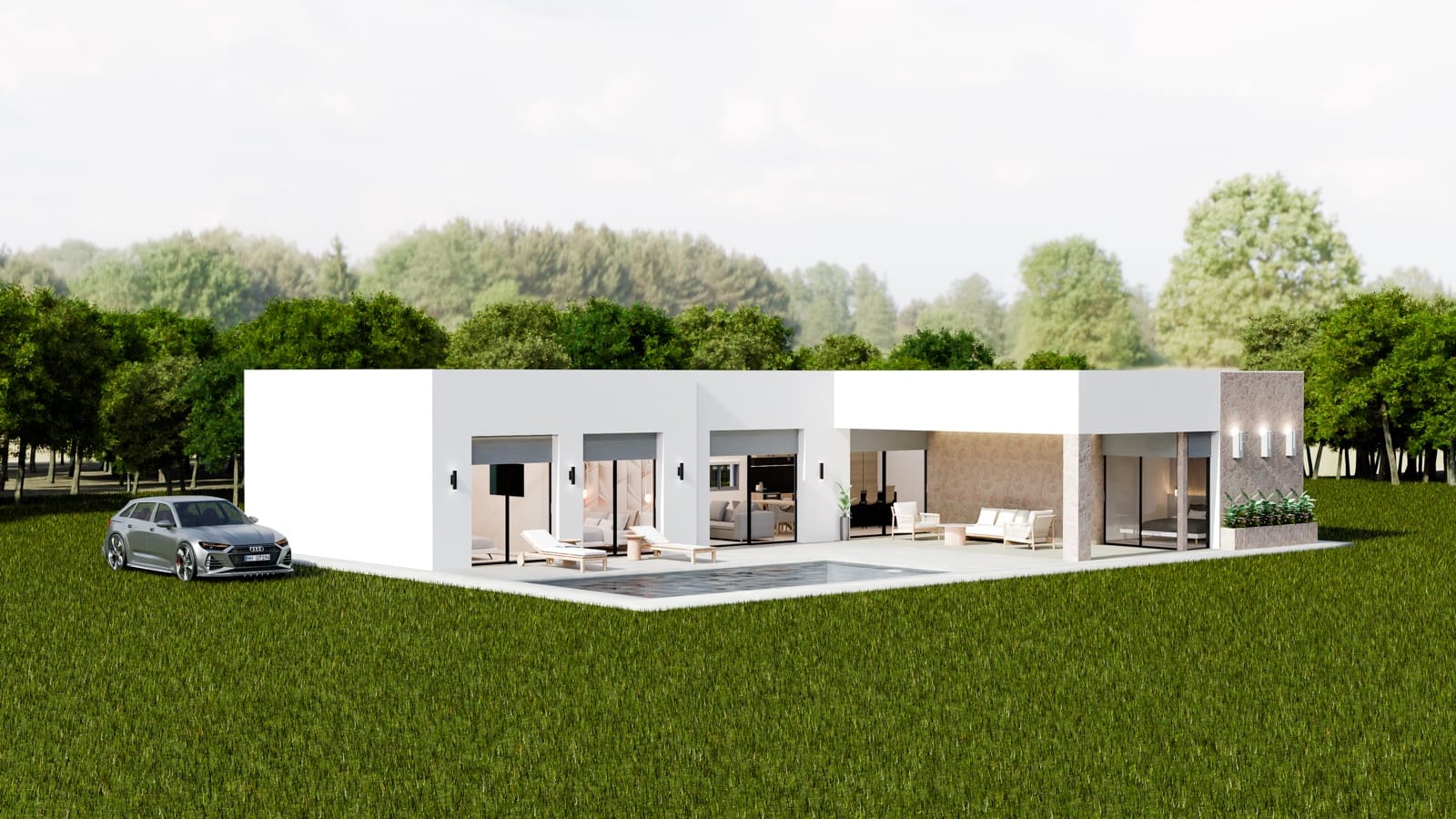 3 slaapkamer Villa te koop in Pinoso met zwembad garage - € 315.000 (Ref: 9308038)