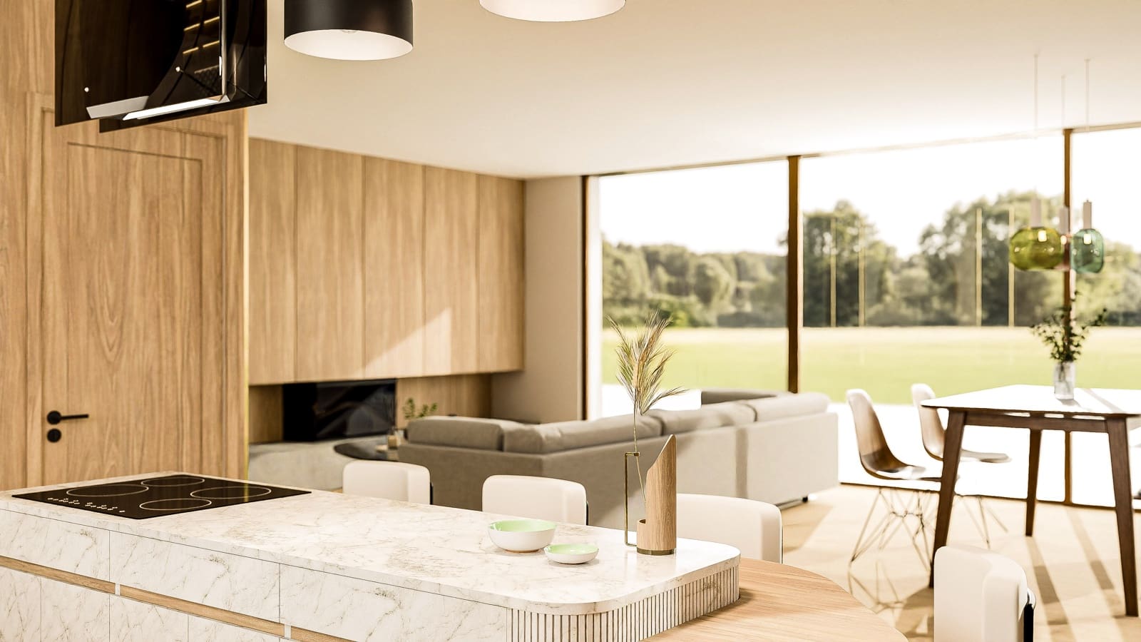 3 makuuhuone Huvila myytävänä paikassa Aspe mukana uima-altaan 
autotalli - 417 000 € (Ref: 9316979)