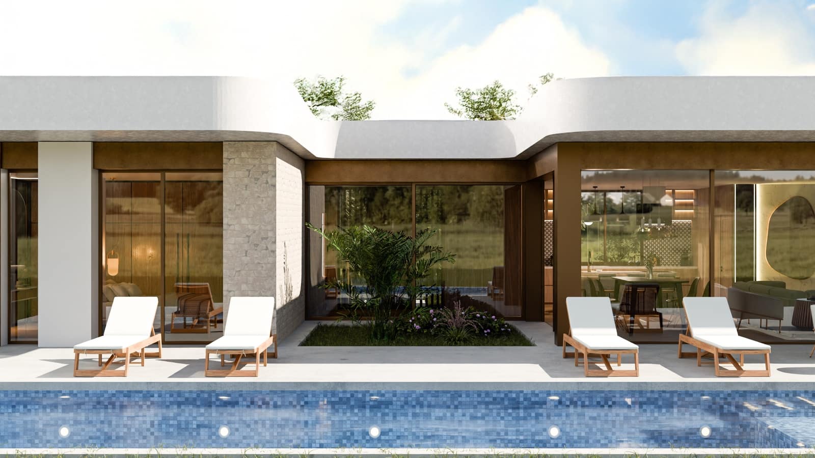 3 makuuhuone Huvila myytävänä paikassa Aspe mukana uima-altaan 
autotalli - 417 000 € (Ref: 9316979)