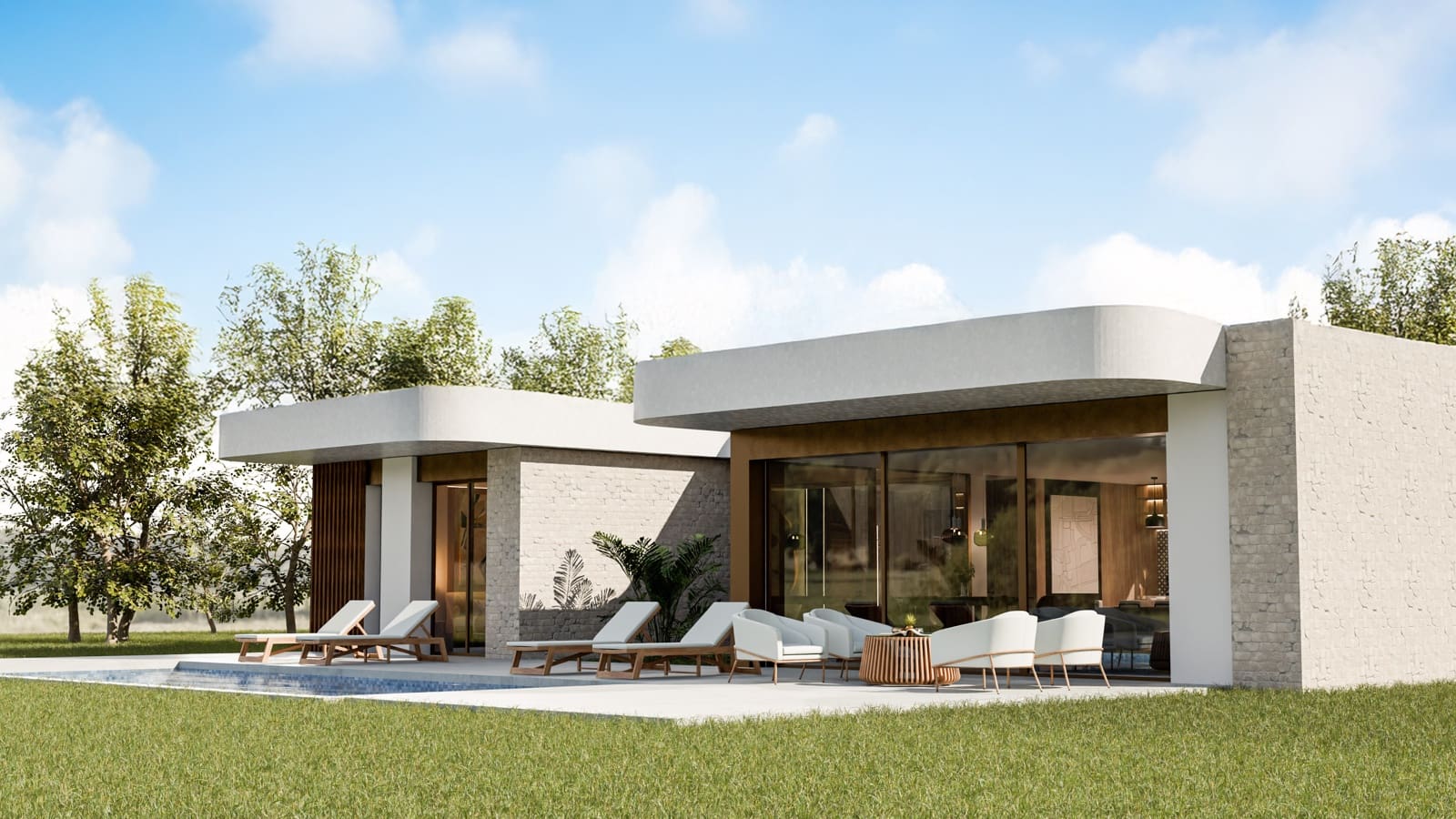 3 makuuhuone Huvila myytävänä paikassa Aspe mukana uima-altaan 
autotalli - 417 000 € (Ref: 9316979)