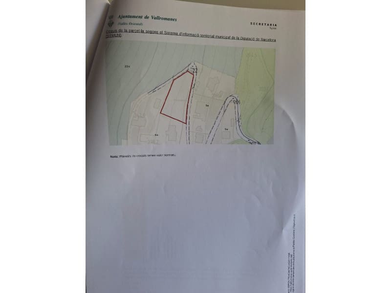 Solar/Parcela en Vallromanes en venta - 290.000 € (Ref: 9551916)