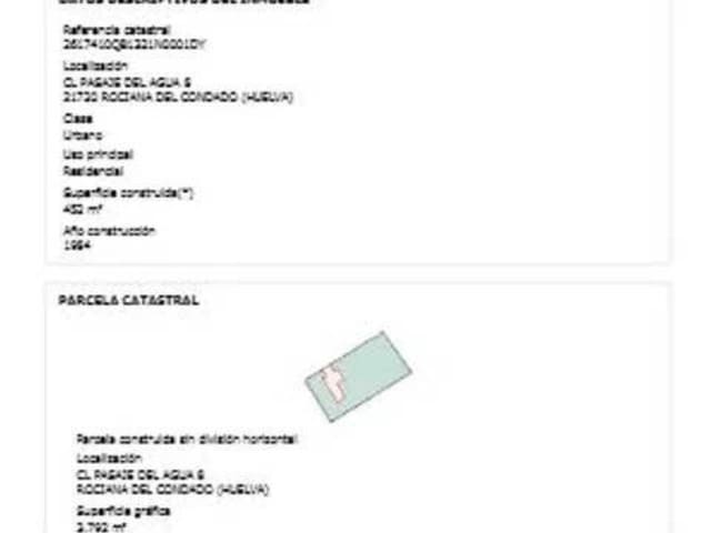 3 soveværelse Villa til salg i Rociana del Condado med swimmingpool - € 475.000 (Ref: 9781169)