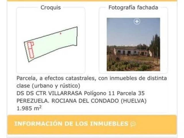 Undeveloped Land for sale in Rociana del Condado - € 73,000 (Ref: 9781188)
