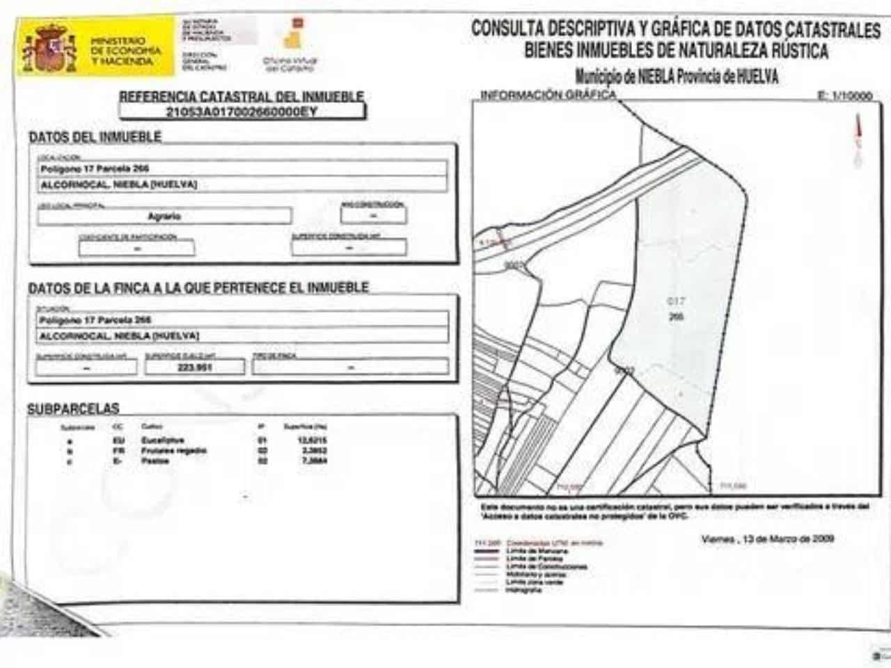 Undeveloped Land for sale in Rociana del Condado - € 200,000 (Ref: 9781192)