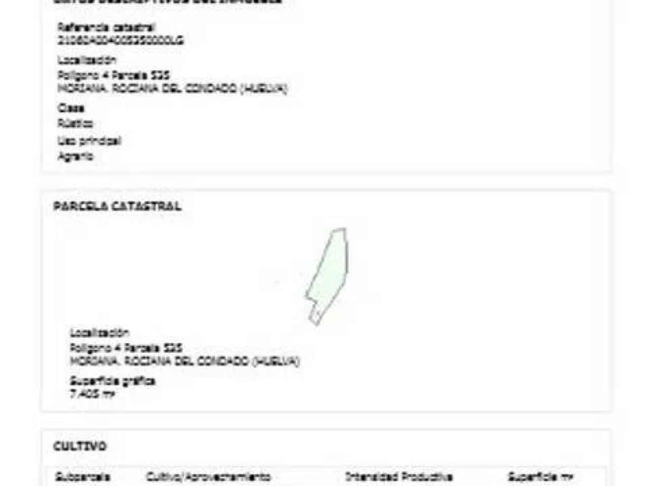 Undeveloped Land for sale in Rociana del Condado - € 11,007 (Ref: 9781193)