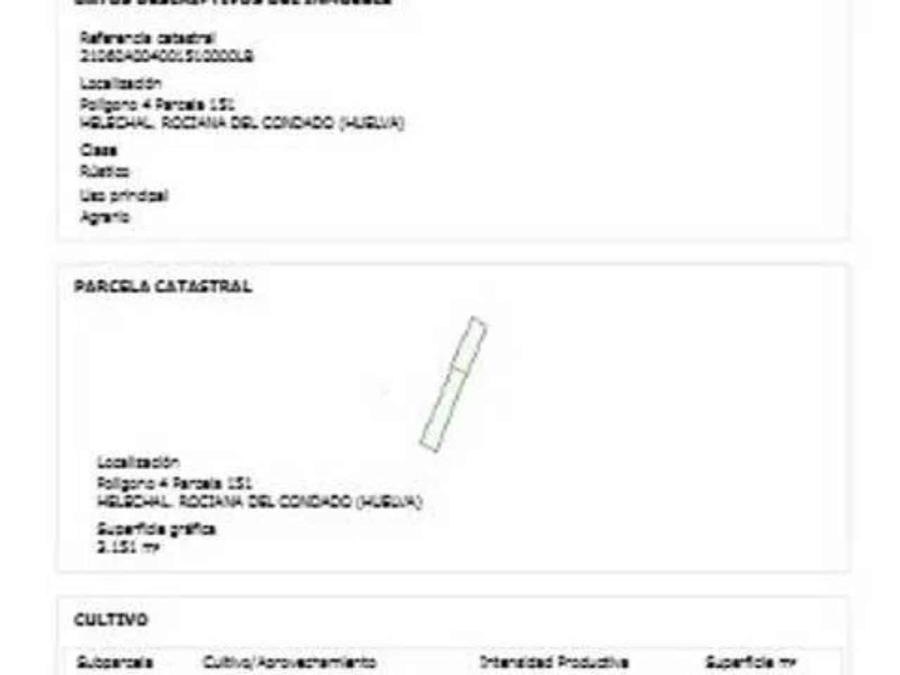 Undeveloped Land for sale in Rociana del Condado - € 13,500 (Ref: 9781195)