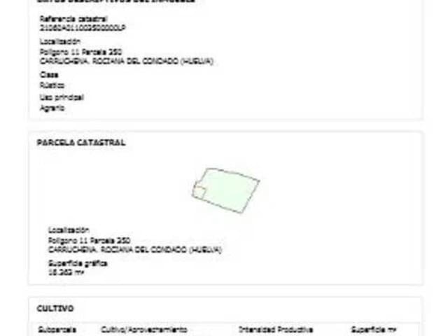 Ubebygd land til salgs i Rociana del Condado - € 24 545 (Ref: 9781221)