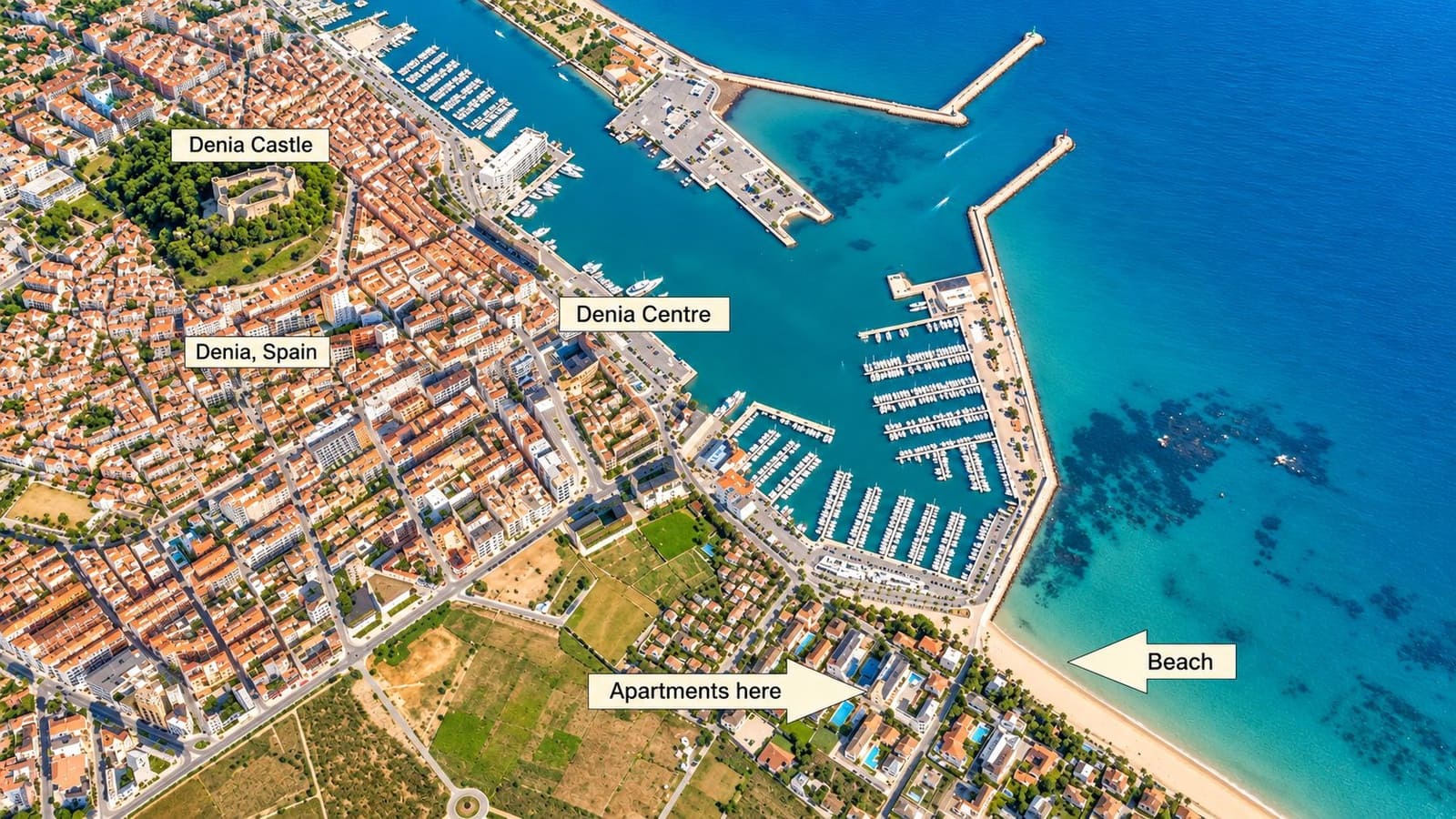 2 slaapkamer Appartement te koop in Denia met zwembad garage - € 370.000 (Ref: 10177118)