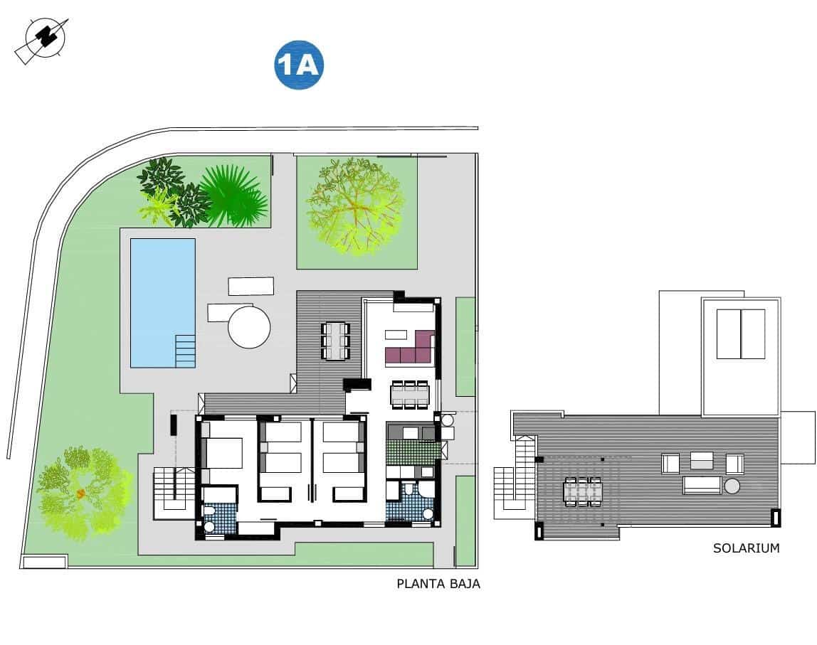 3 slaapkamer Villa te koop in Els Poblets met zwembad garage - € 469.000 (Ref: 10060319)