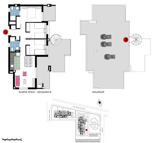 3 camera da letto Attico in vendita in Les Bassetes - El Marjal, Dénia con piscina - 499.000 € (Rif: 10060320)