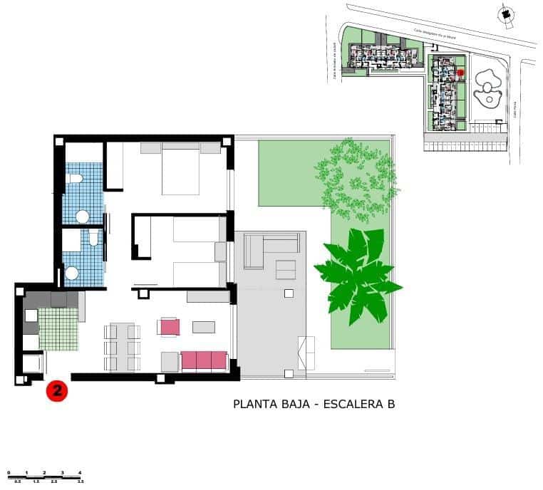 2 makuuhuone Huoneisto myytävänä paikassa Denia mukana uima-altaan - 315 000 € (Ref: 10060342)