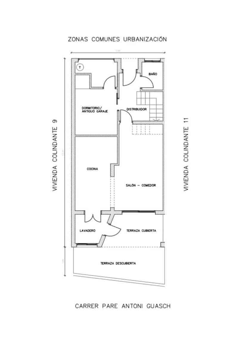 4 sypialnia Dom blizniak na sprzedaż w Miasto Ibiza / Eivissa z garażem - 740 000 € (Ref: 10012806)