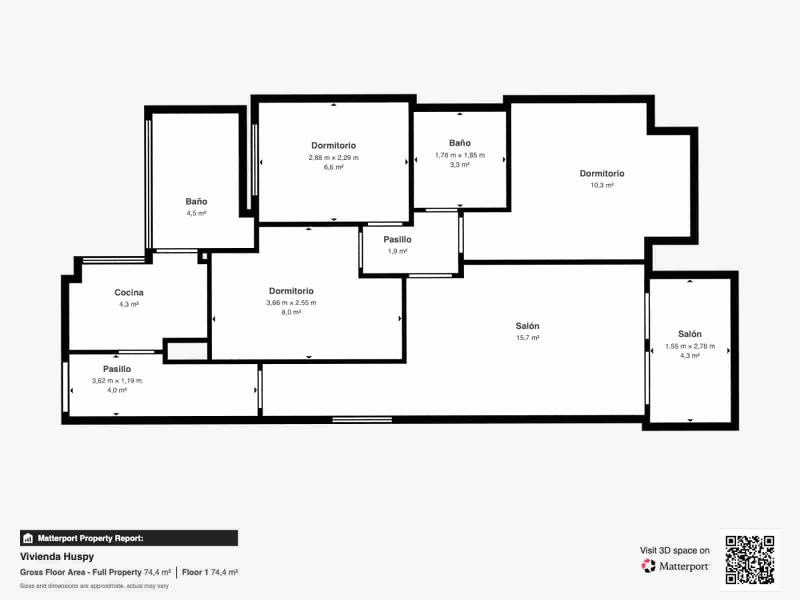 3 soverom Leilighet til salgs i Malaga by - € 295 000 (Ref: 10017037)