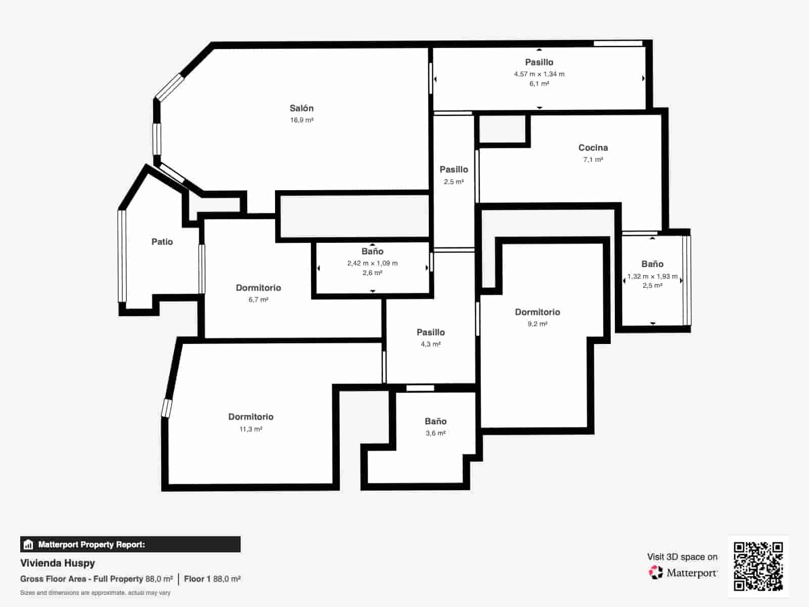 4 quarto Apartamento para venda em Malaga cidade com garagem - 450 000 € (Ref: 10030003)