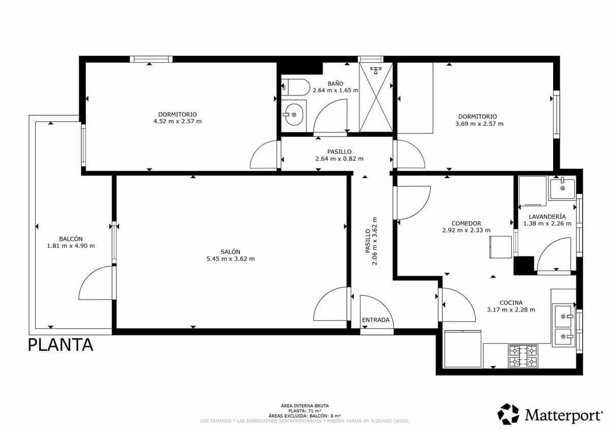 2 makuuhuone Asunto myytävänä paikassa Ibiza kaupunki - 495 000 € (Ref: 10139103)