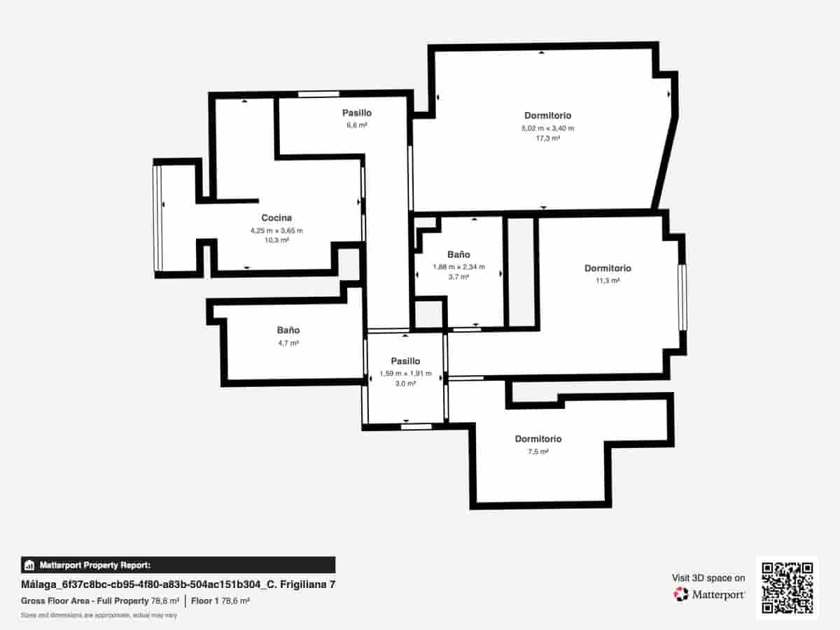 4 soverom Leilighet til salgs i Malaga by - € 350 000 (Ref: 10145743)
