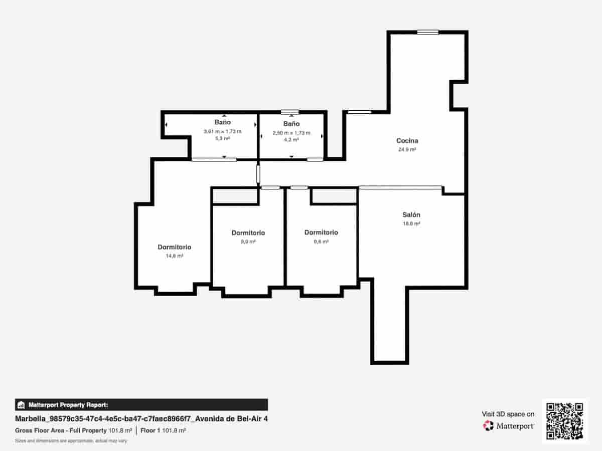 3 camera da letto Appartamento in vendita in Bel-Air - 549.000 € (Rif: 10148288)