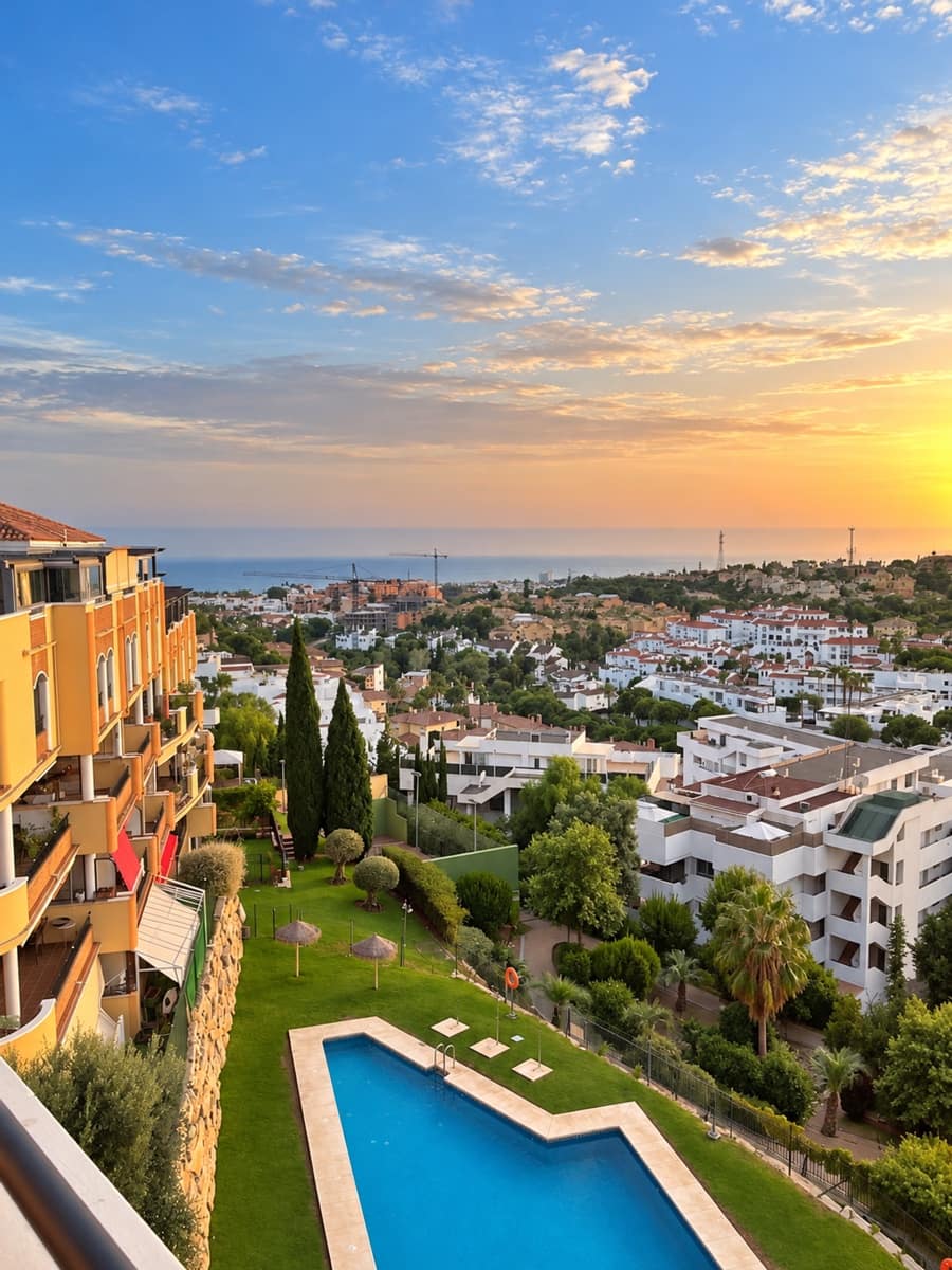 2 bedroom Flat for sale in Mijas with pool garage - € 329,000 (Ref: 10160916)