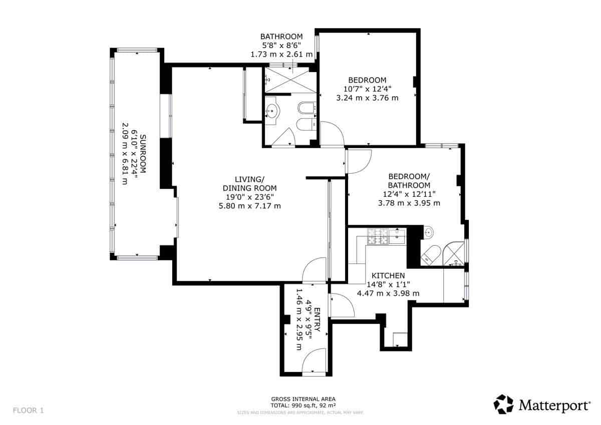 2 Zimmer Wohnung zu verkaufen in Torremolinos mit Pool - 425.000 € (Ref: 10170515)