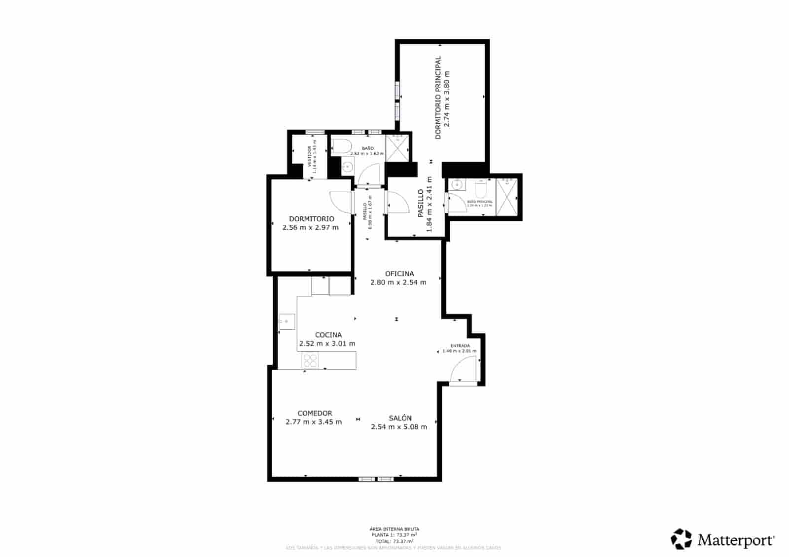2 soveværelse Lejlighed til salg i Valencia by - € 435.000 (Ref: 9175356)