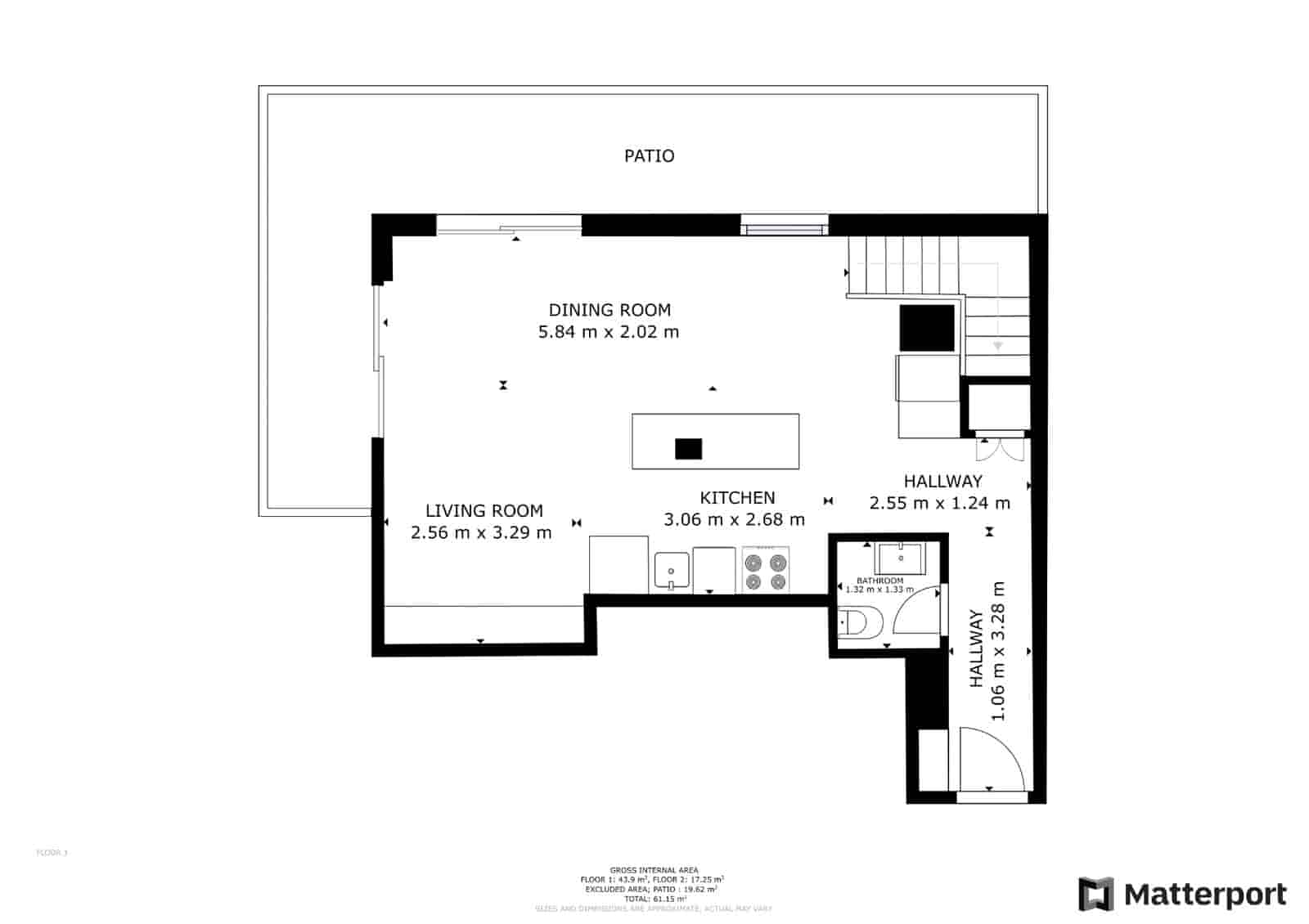 1 soverom Leilighet til salgs i Valencia by med garasje - € 461 500 (Ref: 9175387)
