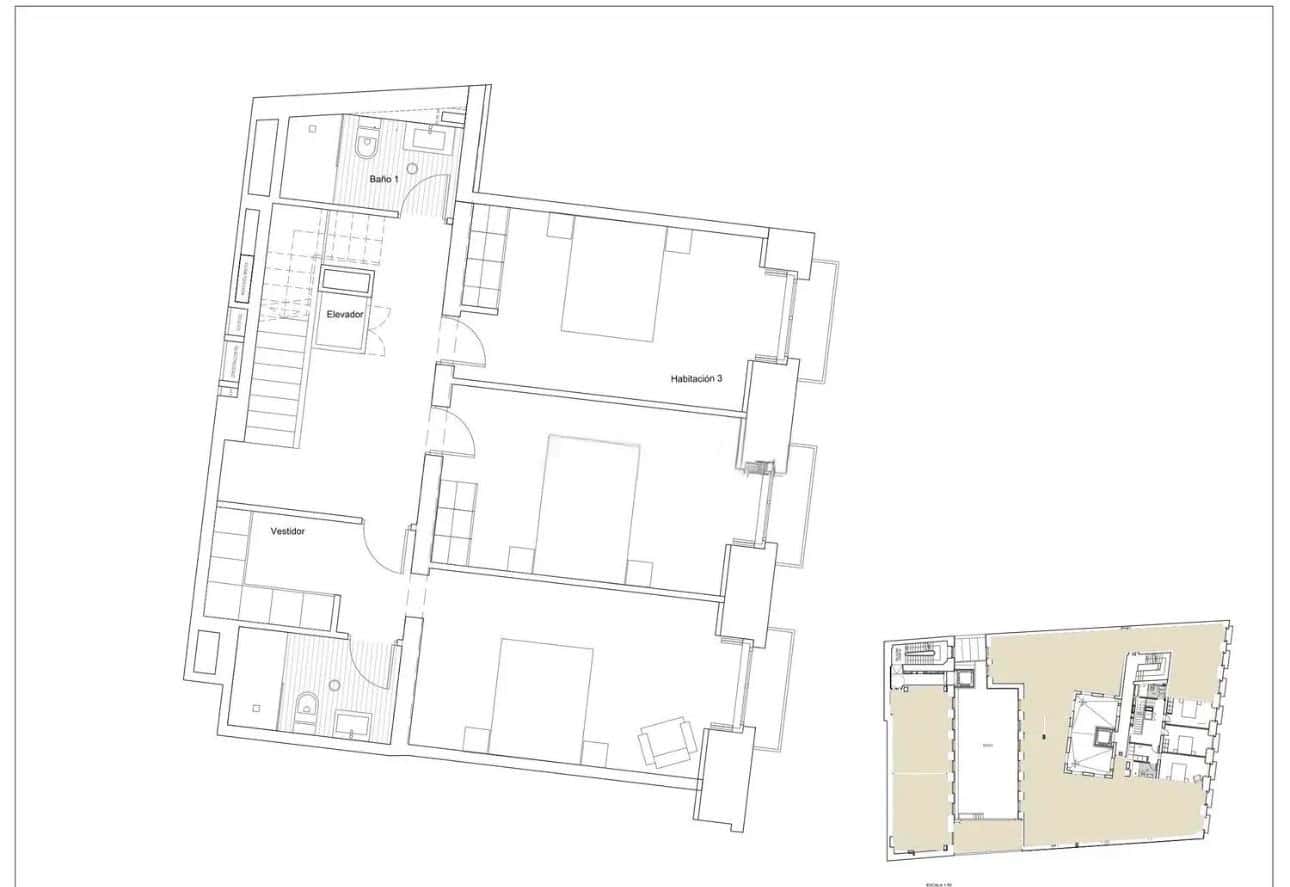 3 quarto Apartamento para venda em Madrid cidade - 1 857 331 € (Ref: 9415431)