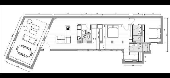 2 soveværelse Lejlighed til salg i Madrid by - € 1.420.000 (Ref: 9451629)