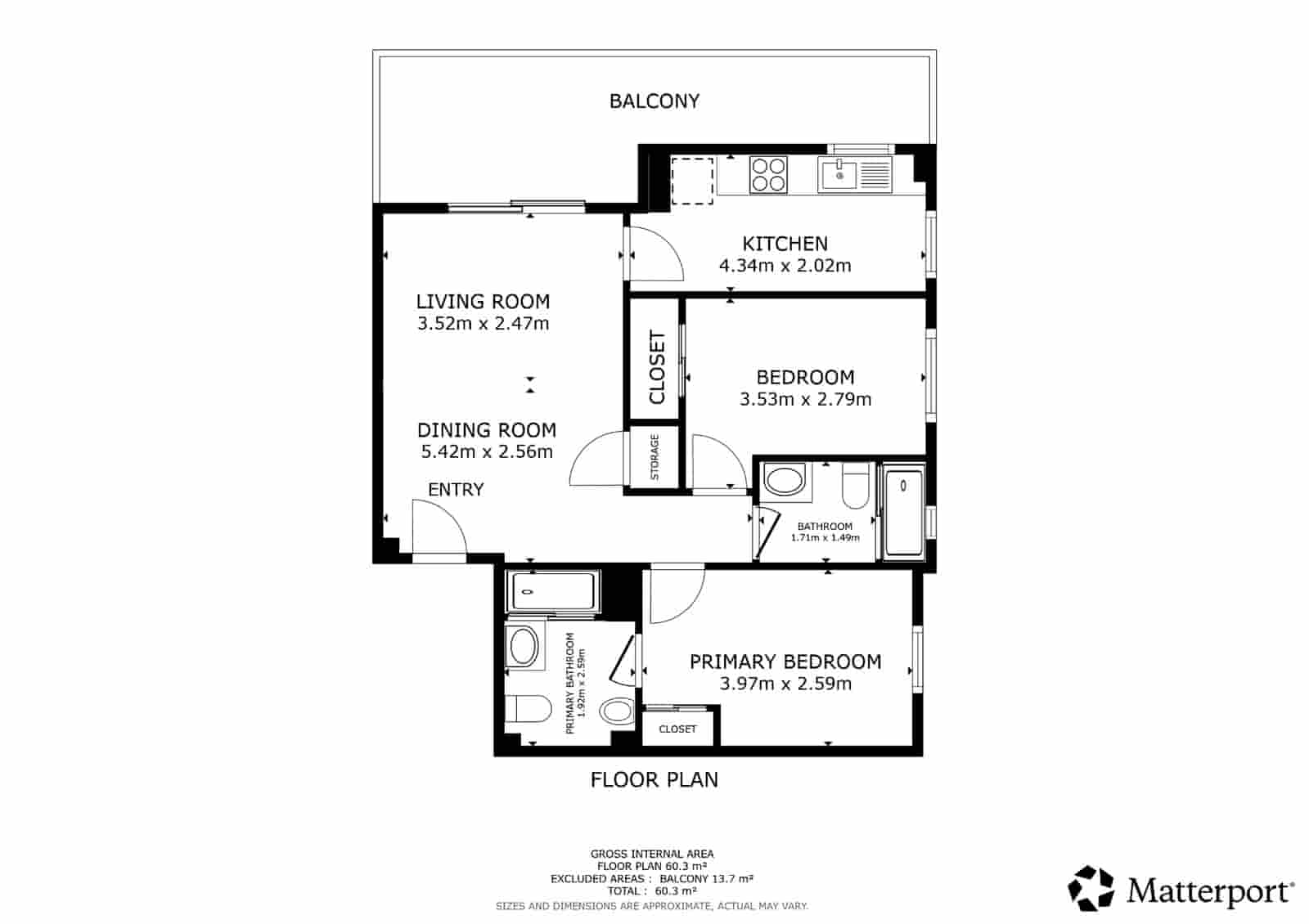 2 makuuhuone Huoneisto myytävänä paikassa Castello de la Plana mukana uima-altaan 
autotalli - 195 000 € (Ref: 9480933)