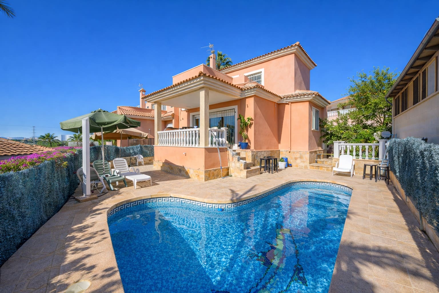 3 soveværelse Villa til salg i Muchamiel / Mutxamel med swimmingpool garage - € 360.000 (Ref: 9604578)