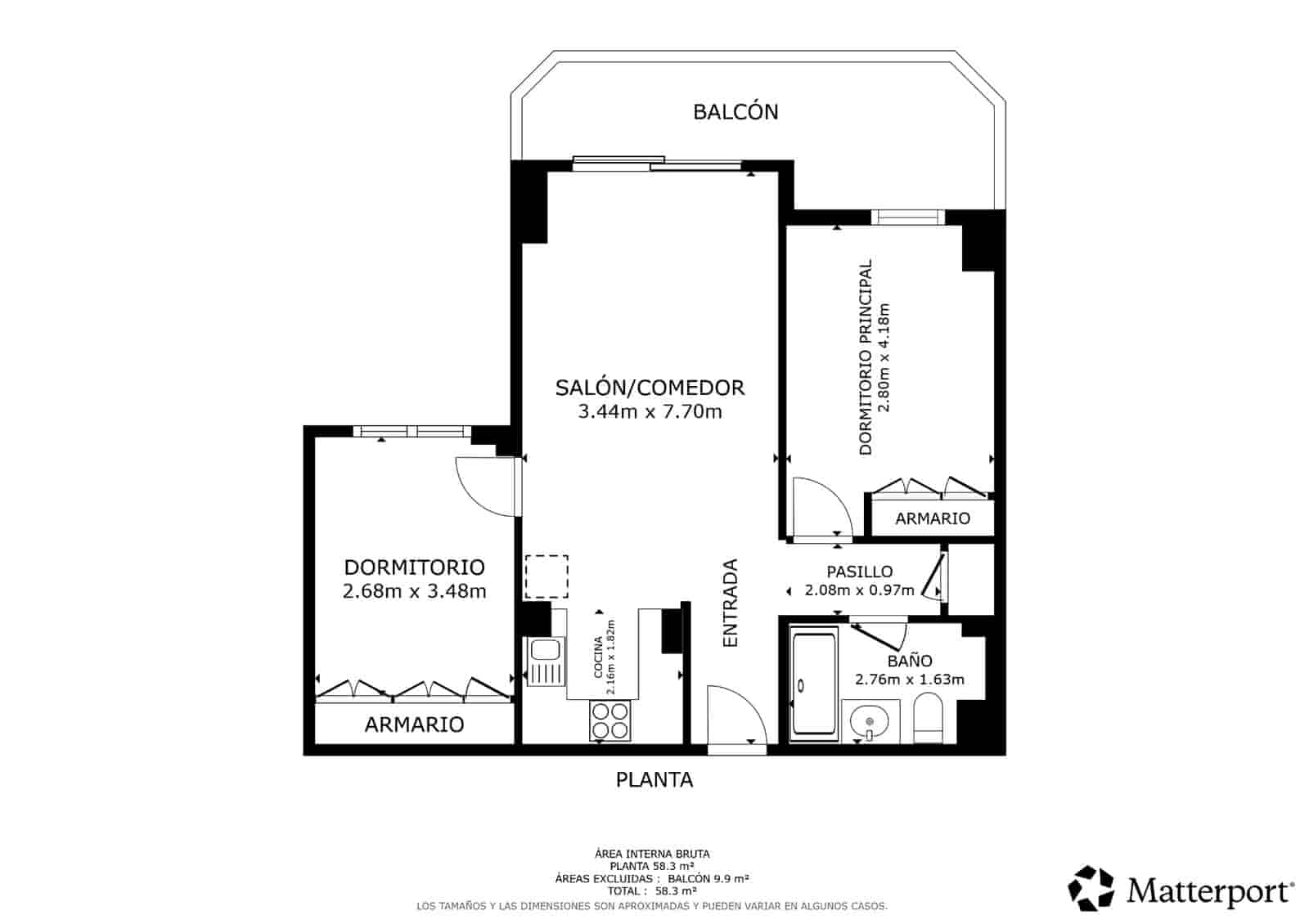 2 chambre Appartement à vendre à Ibiza ville avec piscine - 650 000 € (Ref: 9627203)