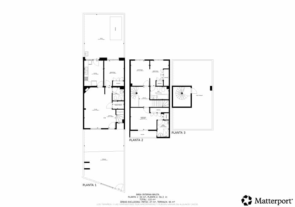 Pareado de 3 habitaciones en Sant Antoni de Portmany en venta con piscina garaje - 810.000 € (Ref: 9627204)