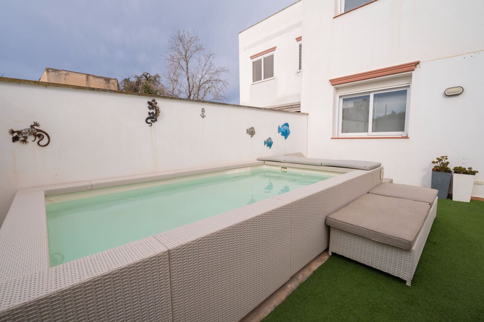 Pareado de 3 habitaciones en Sant Antoni de Portmany en venta con piscina garaje - 810.000 € (Ref: 9627204)