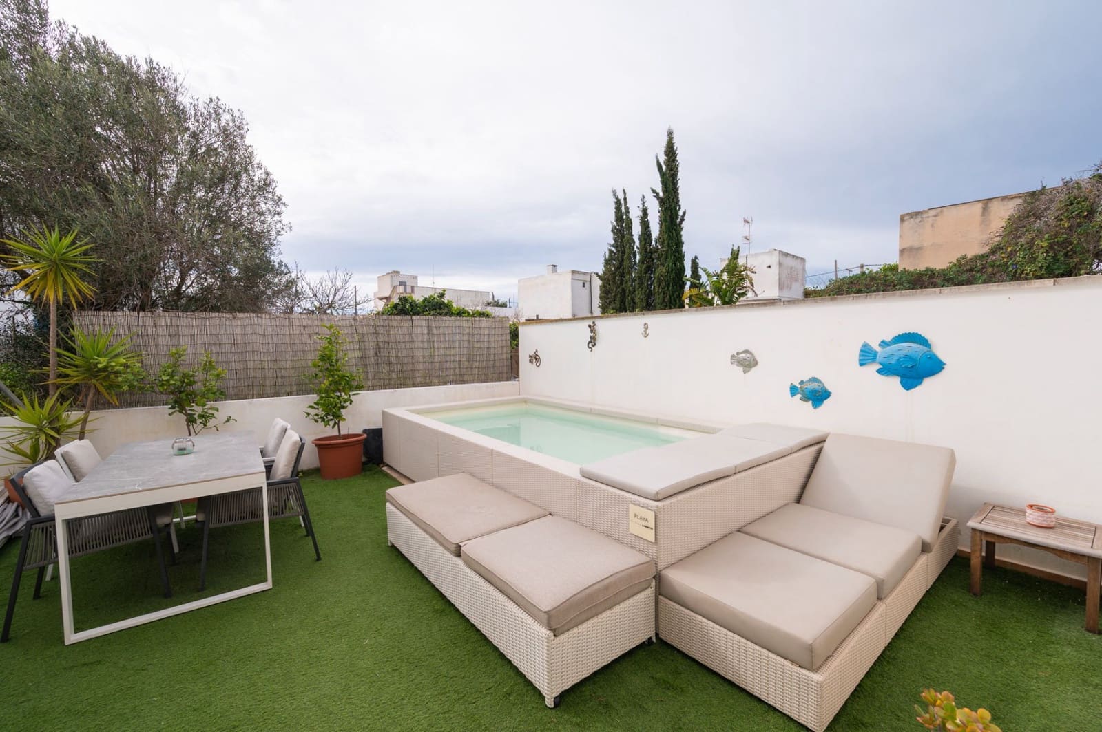 Pareado de 3 habitaciones en Sant Antoni de Portmany en venta con piscina garaje - 810.000 € (Ref: 9627204)