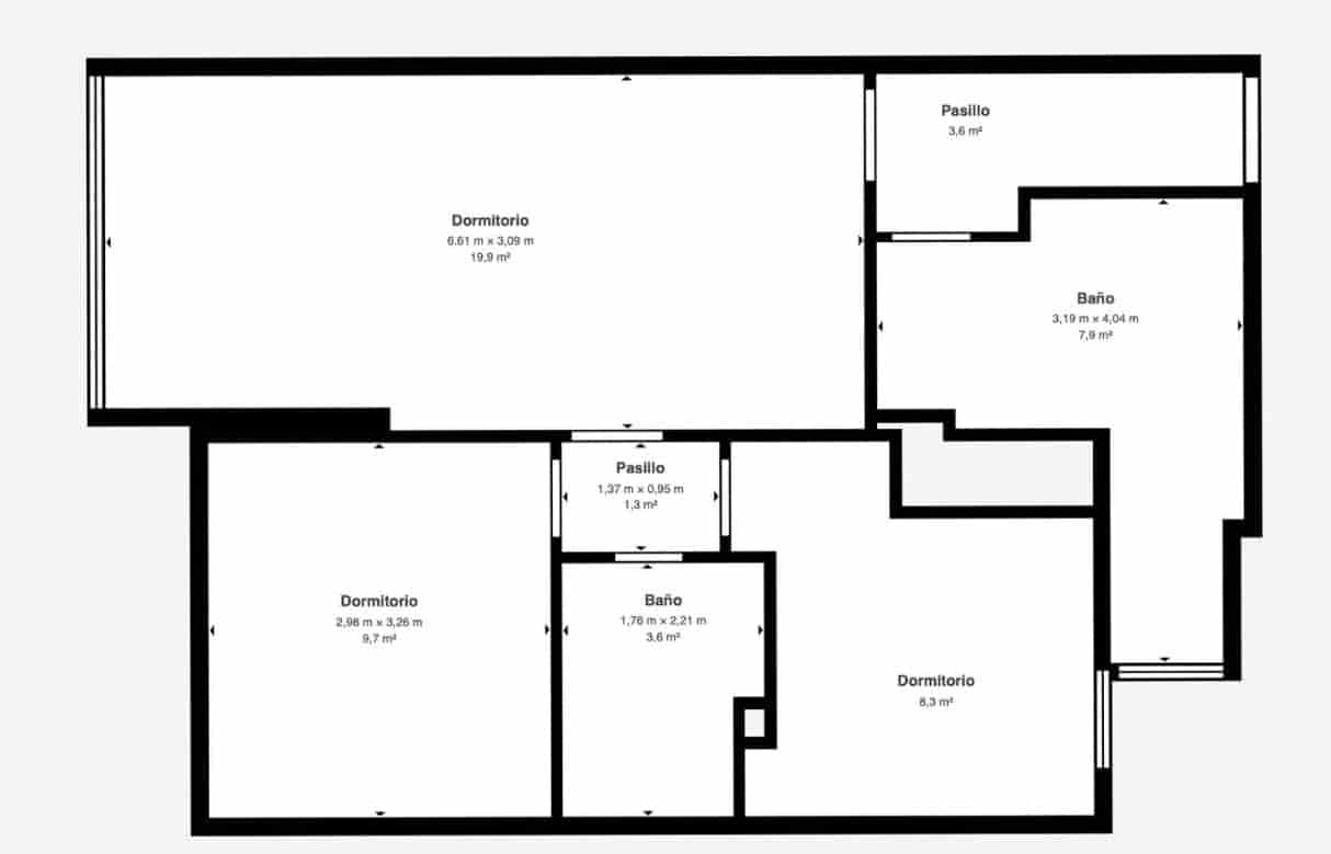 2 Zimmer Wohnung zu verkaufen in Malaga Stadt - 239.000 € (Ref: 9665926)