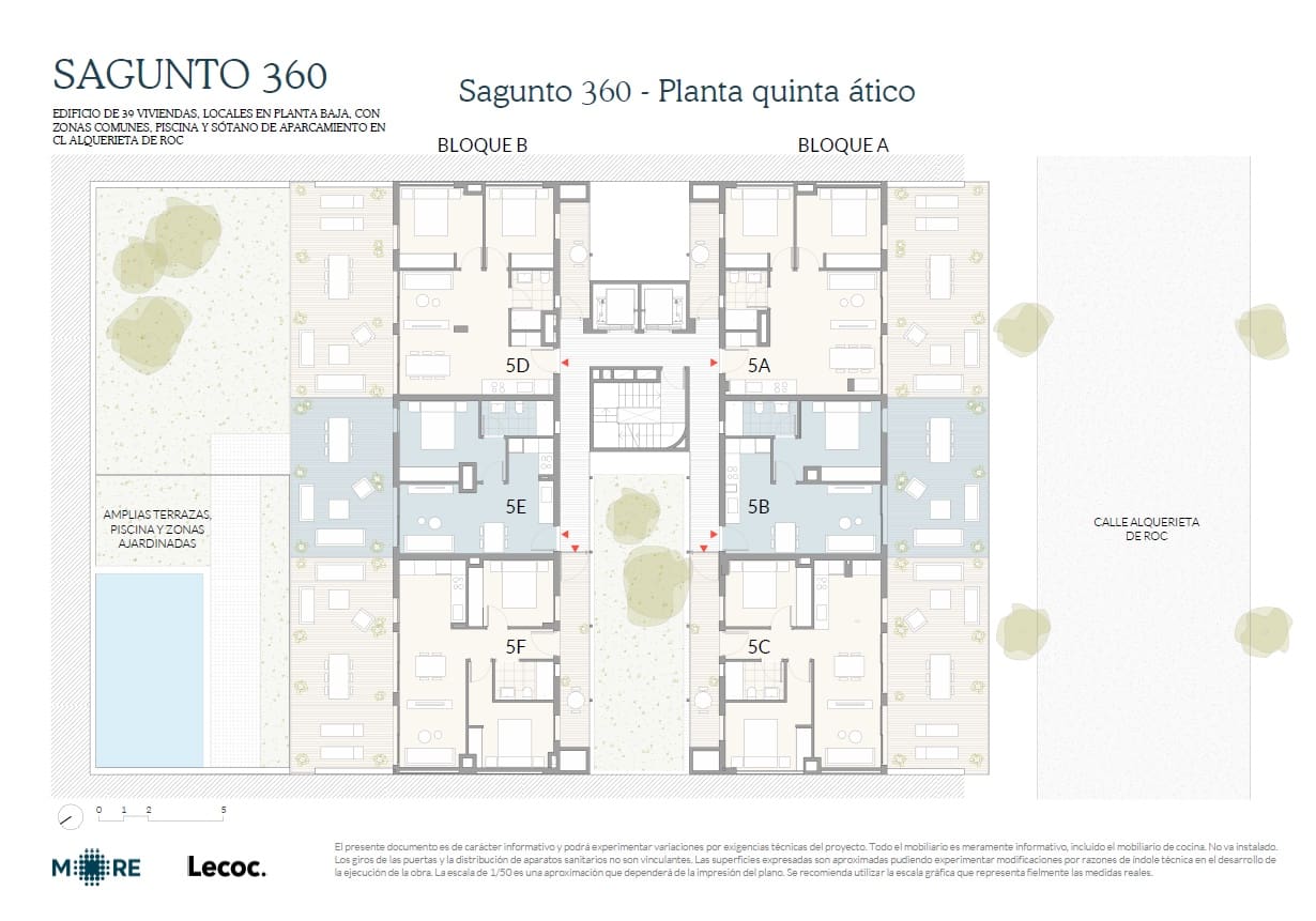 1 bedroom Penthouse for sale in Valencia city with pool garage - € 278,250 (Ref: 9673812)