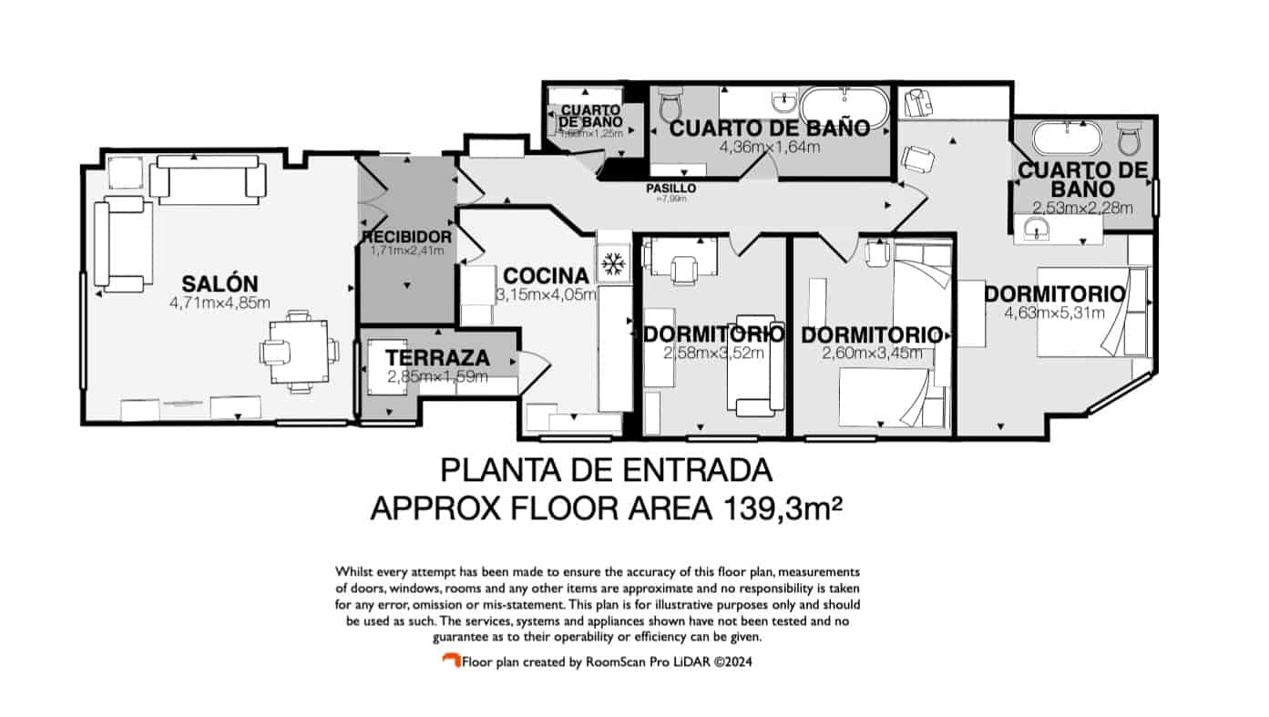 3 bedroom Flat for sale in Madrid city with pool garage - € 1,170,000 (Ref: 9714501)