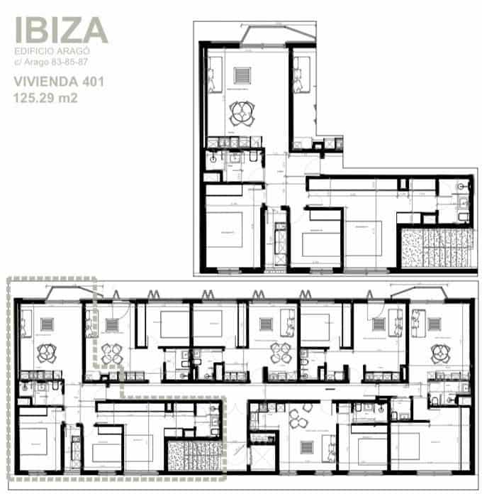 3 sovrum Lägenhet till salu i Ibiza stad med garage - 670 000 € (Ref: 9770274)