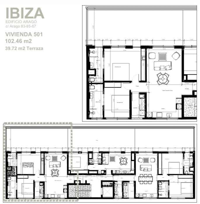 3 sovrum Lägenhet till salu i Ibiza stad med garage - 670 000 € (Ref: 9770274)