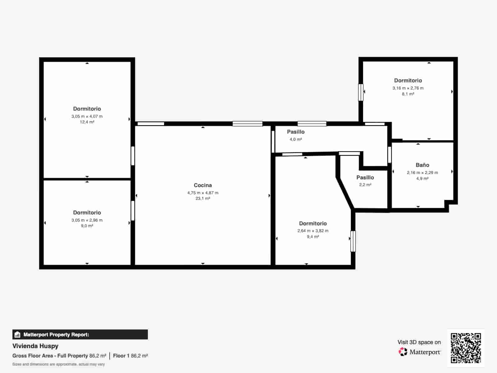 4 soverom Leilighet til salgs i Malaga by - € 419 000 (Ref: 9851045)