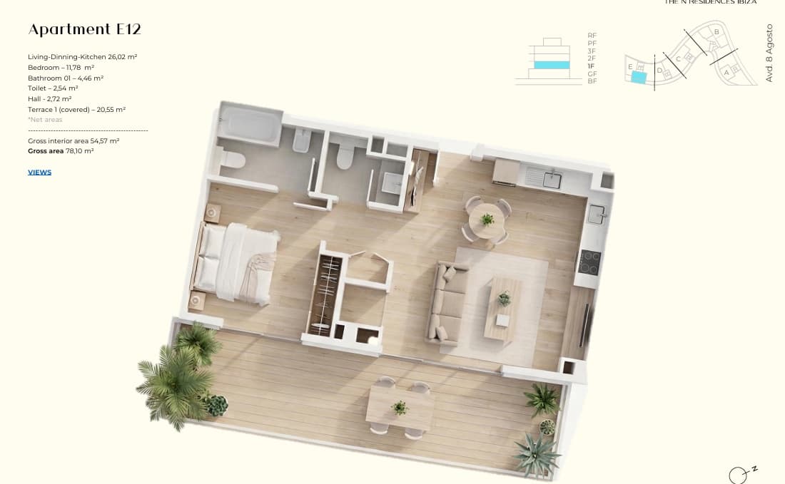 1 bedroom Apartment for sale in Madrid city with pool garage - € 830,000 (Ref: 9859069)